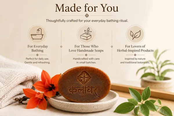 Kalaghar_Kesuda_Soap_|_Palash_Flower_Bathing_Bar_|_Everyday_Bath_Soap_for_Men_&_Women_|_Pack_of_5_|_100_g_Each