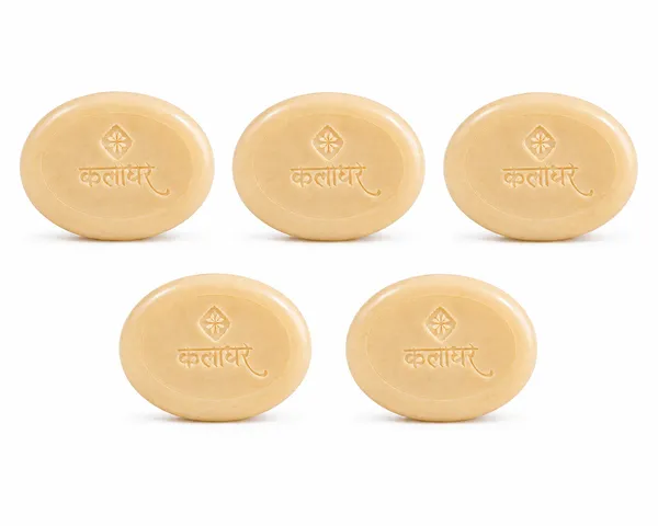 Kalaghar_Skin_Brightening_Soap_|_Rice_Flour_&_Besan_Bathing_Bar_with_Coconut_Oil_|_Daily_Bath_Soap_for_Men_&_Women_|_Pack_of_5_|_100_g_Each