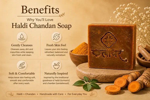 Kalaghar_Haldi_Chandan_Soap_|_Traditional_Bathing_Bar_for_Daily_Use_|_Bath_Soap_for_Men_&_Women_|_Pack_of_5_|_100_g_Each