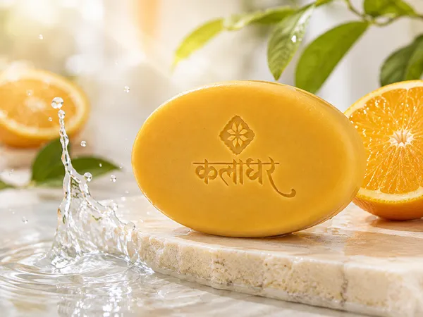 Kalaghar_Vitamin_C_Soap_|_Orange_Peel_Bathing_Bar_with_Lemongrass_Oil_|_Fresh_Bath_Soap_for_Men_&_Women_|_Pack_of_5_|_100_g_Each