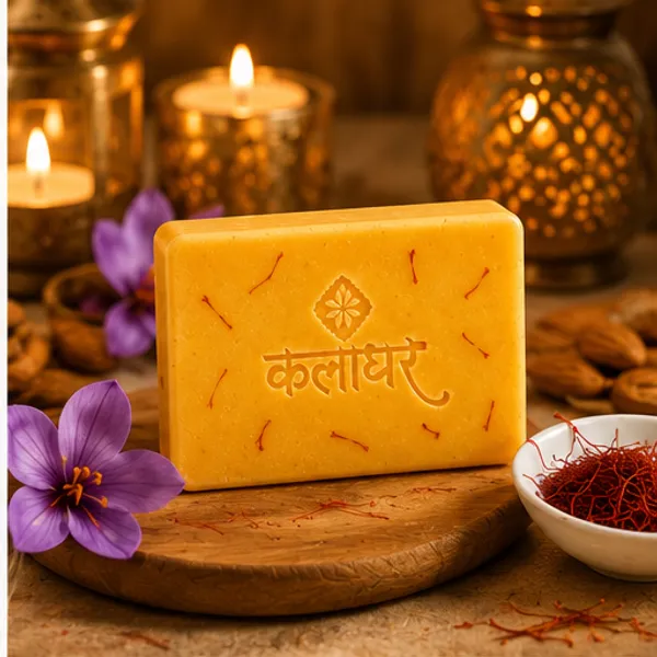 Kalaghar_Kesarmilk_Soap_|_Saffron_&_Milk_Bathing_Bar_|_Daily_Bath_Soap_for_Men_&_Women_|_Pack_of_5_|_100_g_Each