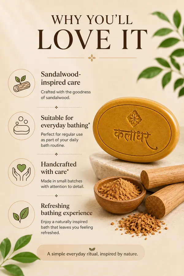 Kalaghar_Sandalwood_Soap_|_Handmade_Herbal_Bathing_Bar_with_Sandalwood_|_Daily_Bath_Soap_for_Men_&_Women_|_100_g_Each,_Pack_of_5