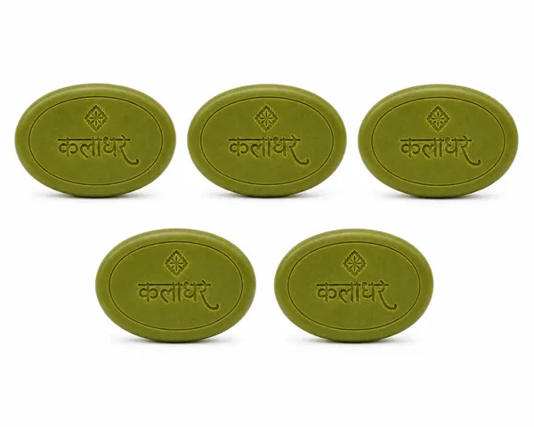 Kalaghar_Neem_Tulsi_Soap_|_Neem_&_Tulsi_Bathing_Bar_with_Organic_Oils_|_Daily_Bath_Soap_for_Men_&_Women_|_Pack_of_5_|_100_g_Each