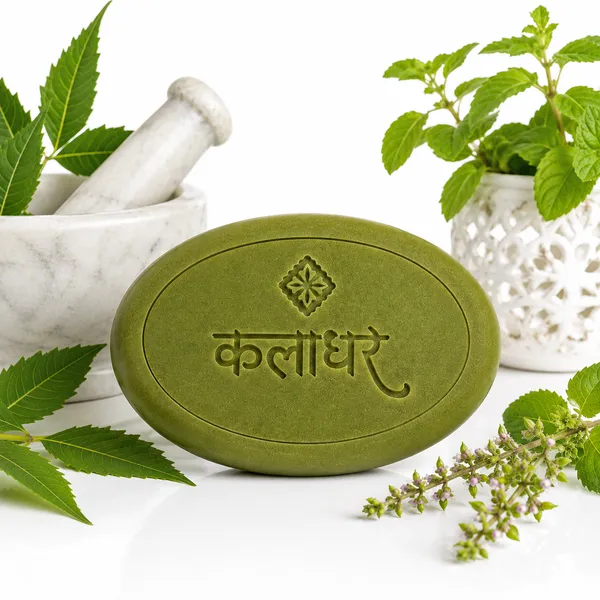 Kalaghar_Neem_Tulsi_Soap_|_Neem_&_Tulsi_Bathing_Bar_with_Organic_Oils_|_Daily_Bath_Soap_for_Men_&_Women_|_Pack_of_5_|_100_g_Each