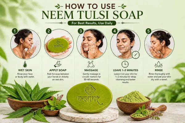 Kalaghar_Neem_Tulsi_Soap_|_Neem_&_Tulsi_Bathing_Bar_with_Organic_Oils_|_Daily_Bath_Soap_for_Men_&_Women_|_Pack_of_5_|_100_g_Each