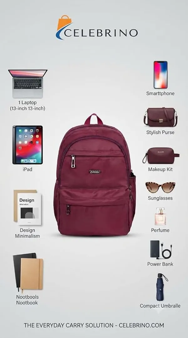 Blue_Nylon_Laptop_Backpack_For_Women