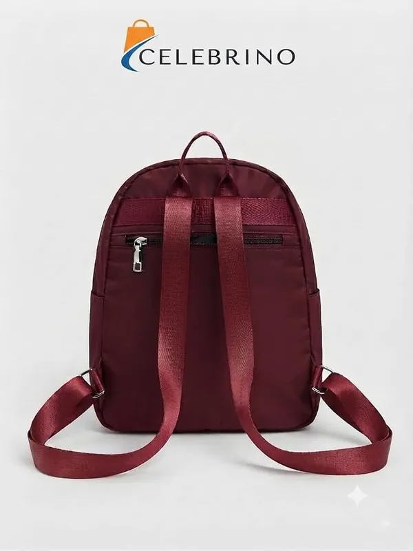 Blue_Nylon_Laptop_Backpack_For_Women