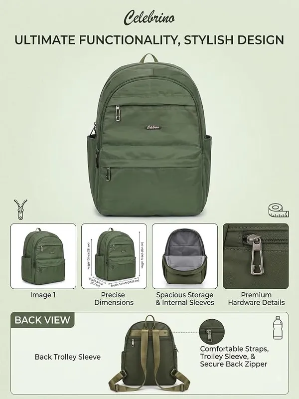Blue_Nylon_Laptop_Backpack_For_Women
