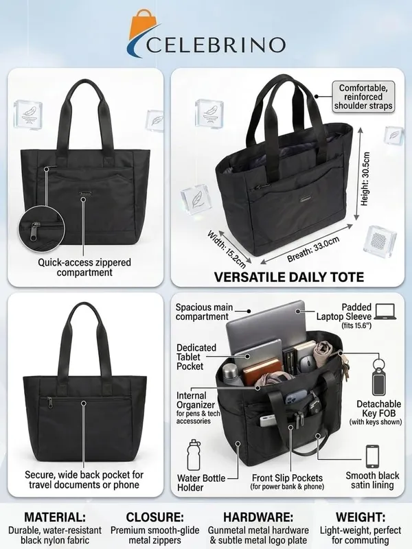 Nylon_Tote_Handbag_For_Women