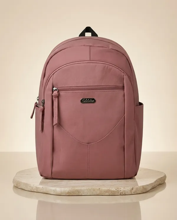 Pink_Pu_Satin_Laptop_Backpack_For_Women