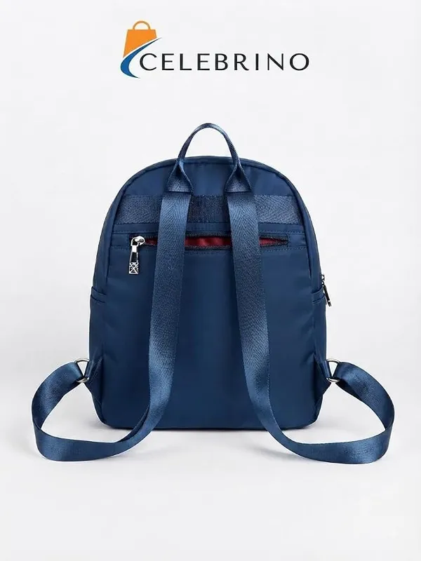 Blue_Nylon_Laptop_Backpack_For_Women