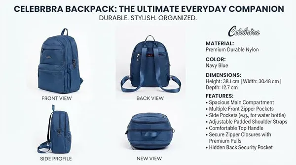 Blue_Nylon_Laptop_Backpack_For_Women