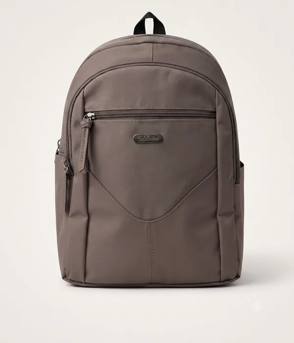 Chiku_Pu_Satin_Laptop_Backpack_For_Women