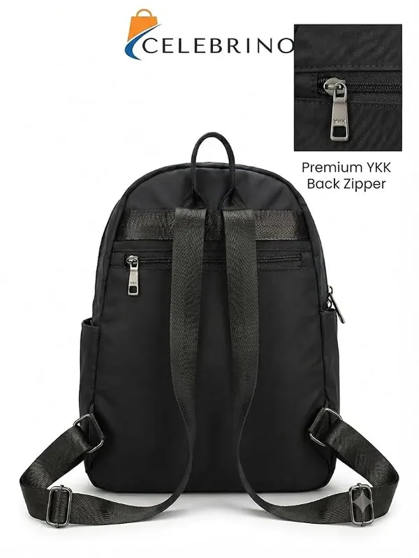 Blue_Nylon_Laptop_Backpack_For_Women