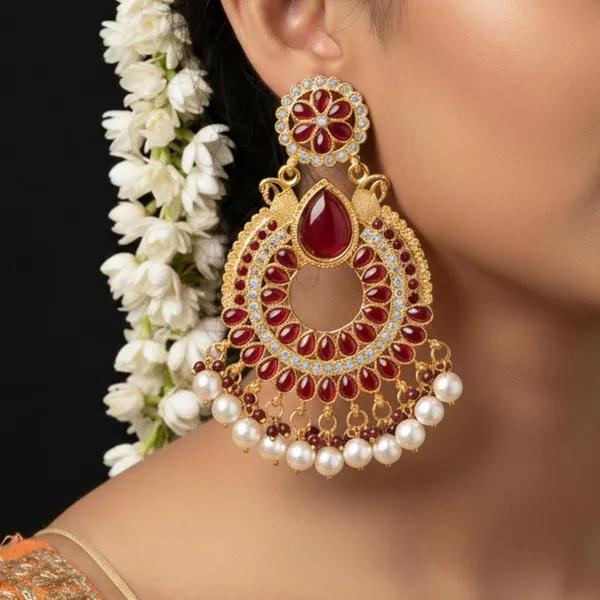 Chandbali_Earrings_With_Pearls