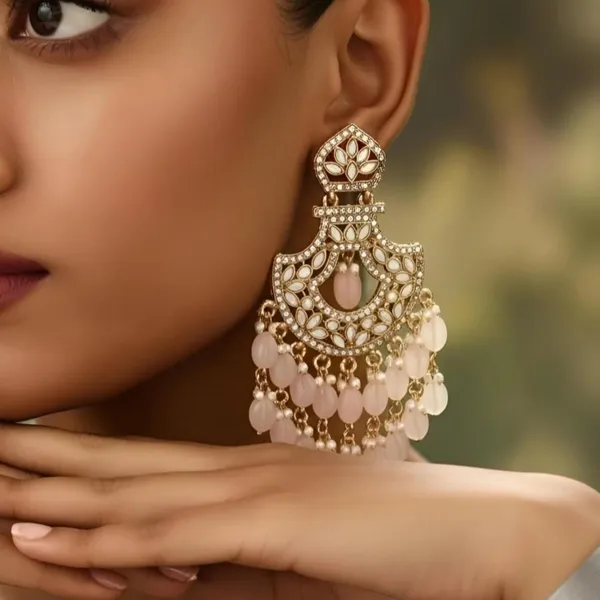 Kundan_Chandbali_Earrings_With_Bead_Danglers