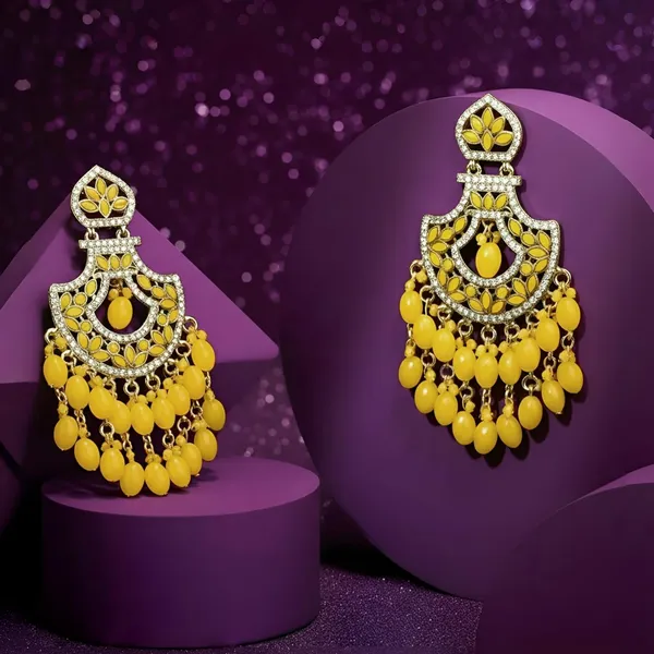 Kundan_Chandbali_Earrings_With_Bead_Danglers