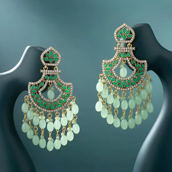 Kundan_Chandbali_Earrings_With_Bead_Danglers