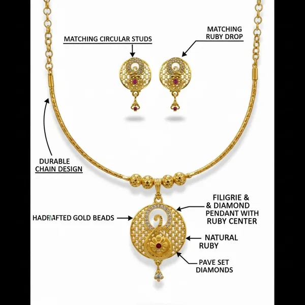 Plated_Necklace_And_Earrings_Set