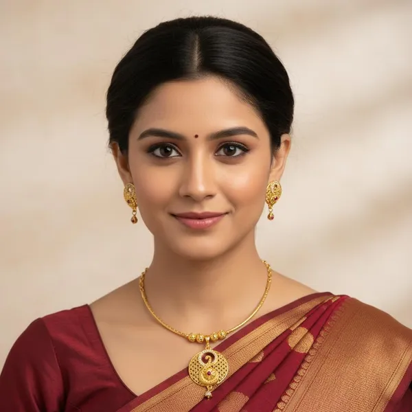 Plated_Necklace_And_Earrings_Set