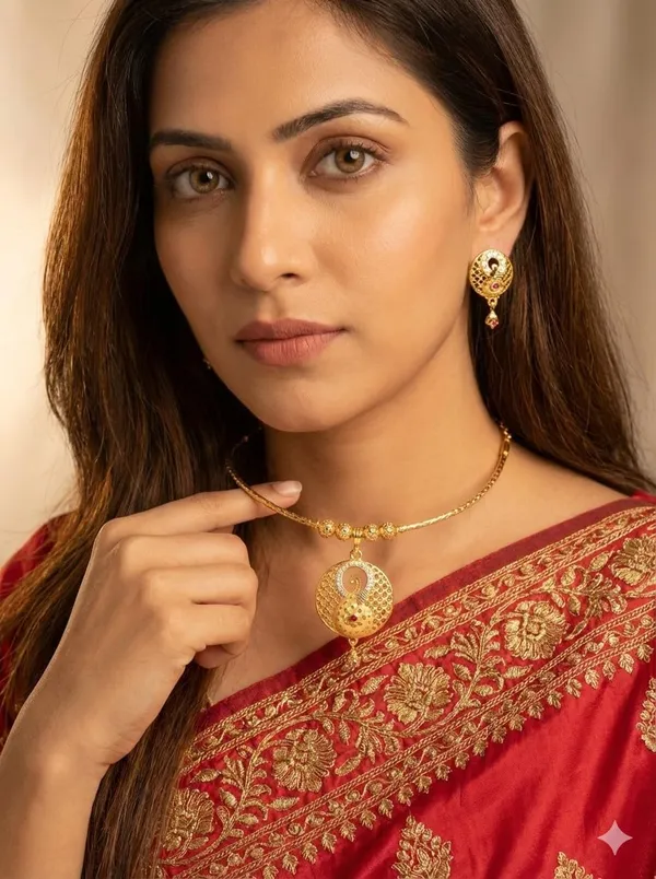 Plated_Necklace_And_Earrings_Set