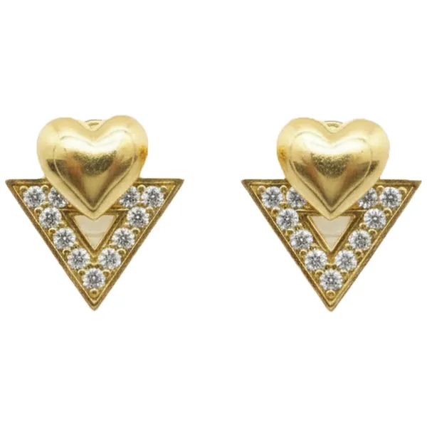 Gold_Plated_Cubic_Zirconia_Floral_Stud_Earrings