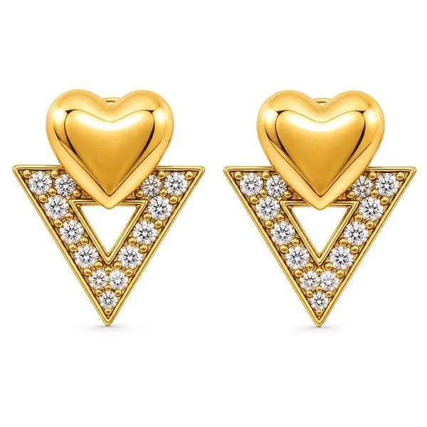 Gold_Plated_Cubic_Zirconia_Floral_Stud_Earrings