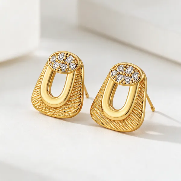 Gold_Plated_Cubic_Zirconia_Floral_Stud_Earrings