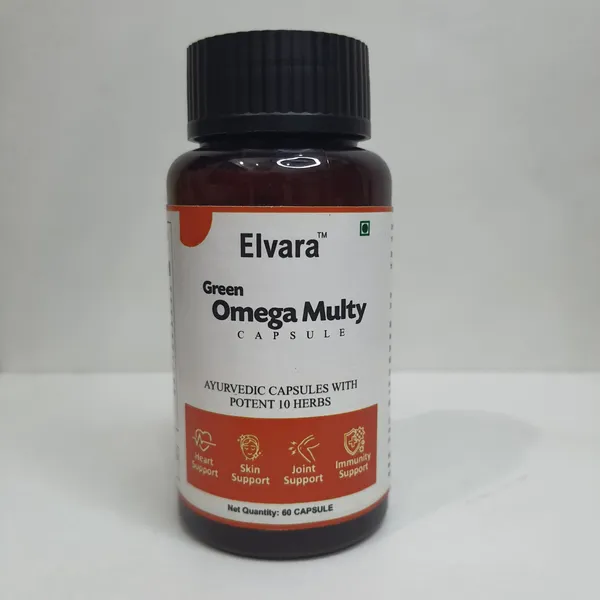 Elvara_Green_Omega_Multy_Ayurvedic_Capsules
