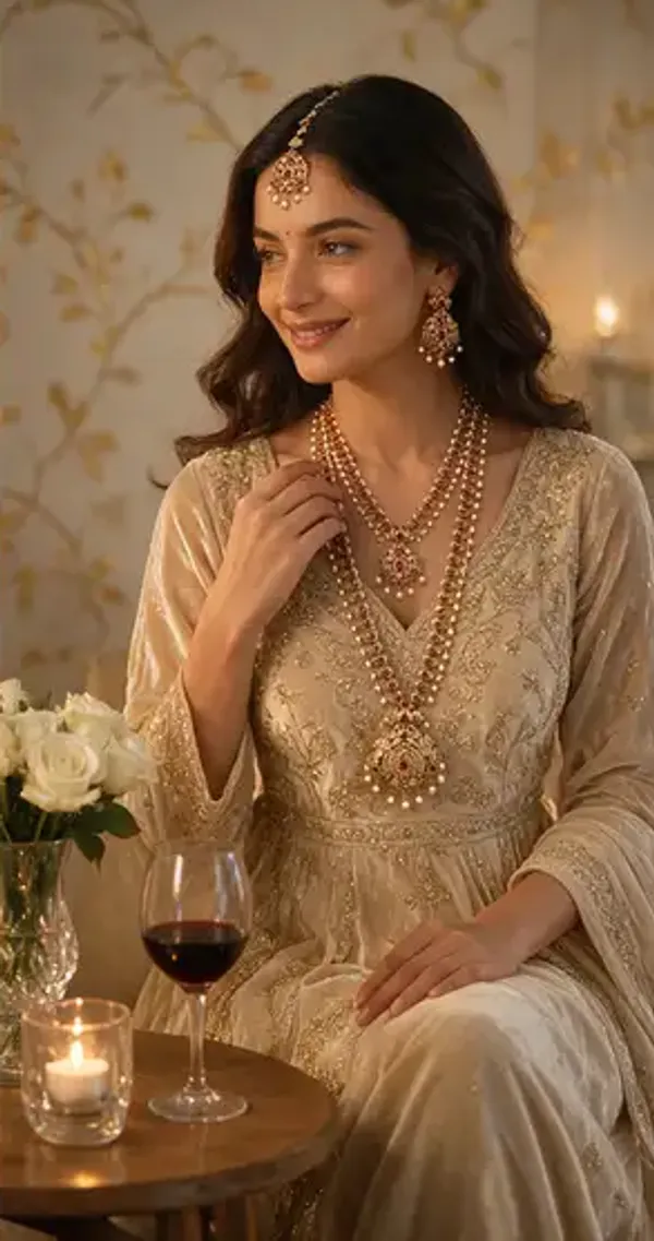 Gold_American_Diamond_Kundan_Long_Haram_Bridal_Jewellery_Set_For_Women