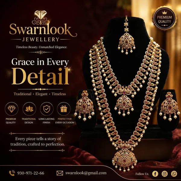 Gold_American_Diamond_Kundan_Dual_Layer_Haram_Jewellery_Set_For_Women