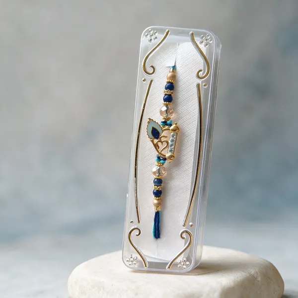 Blue_Beaded_Decorative_Rakhi_for_Brother
