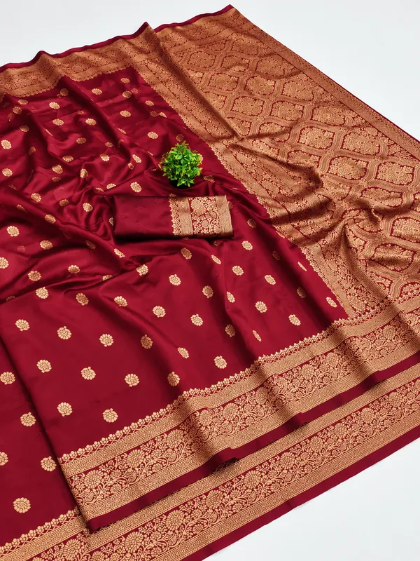 Maroon_Banarasi_Silk_Saree_for_Women
