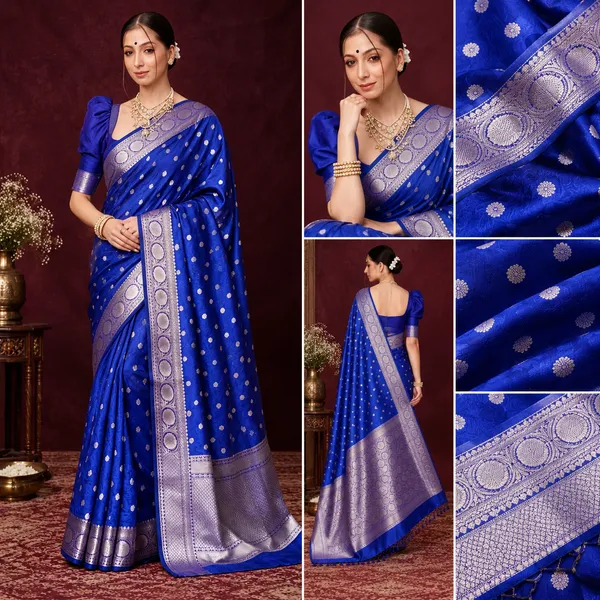 Royal_Blue_Banarasi_Silk_Saree_For_Women