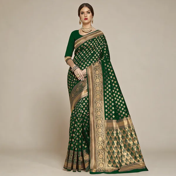 Green_Banarasi_Silk_Saree_For_Women