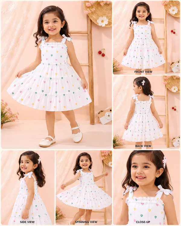 White_Cotton_Blend_Fit_And_Flare_Heart_Print_Frock_For_Girls