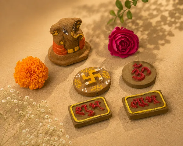 Daily_Puja_Starter_1:_Gomay_Ganesh_Ji_2.5''_+_Stickers_Swastik_+_Sticker_Om_+_Sticker_Shubh_Labh