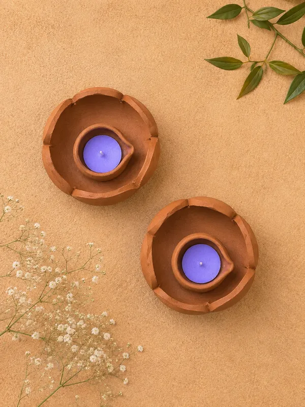 Terracotta_Lotus_Diya