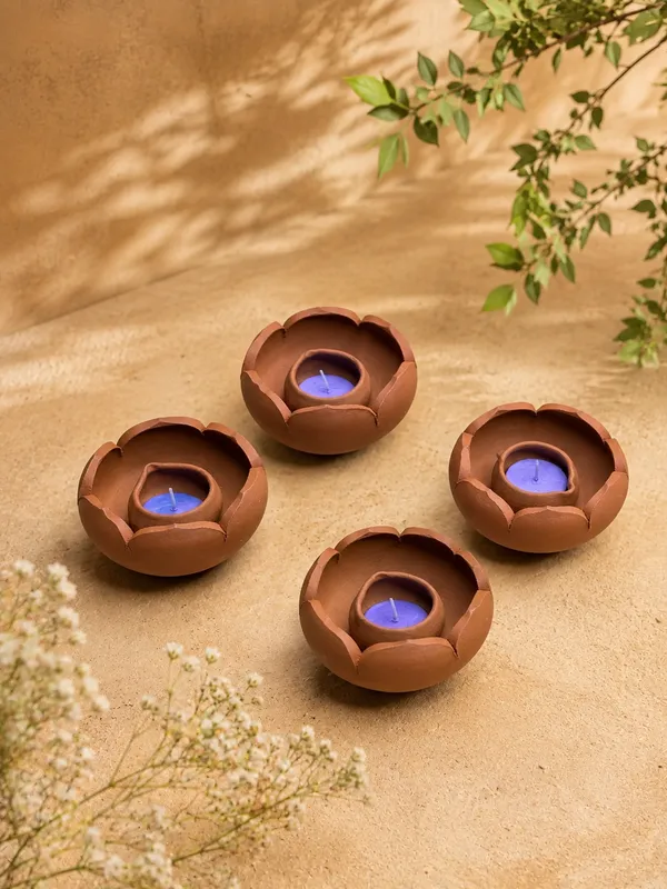 Terracotta_Lotus_Diya