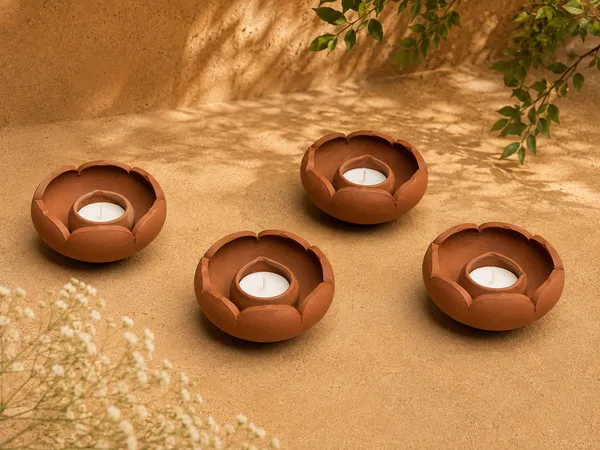 Terracotta_Lotus_Diya