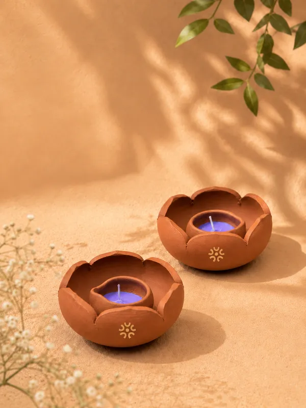 Terracotta_Lotus_Diya_(_Pack_of_2_)