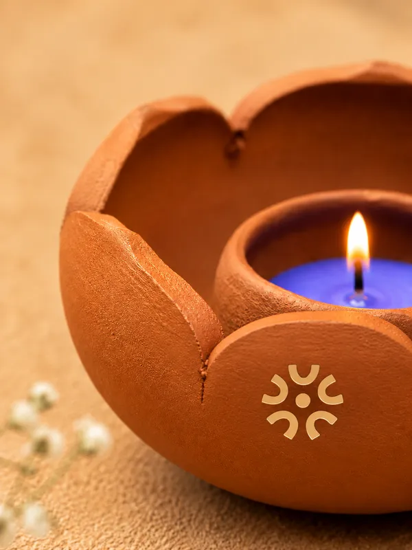 Terracotta_Lotus_Diya_(_Pack_of_2_)