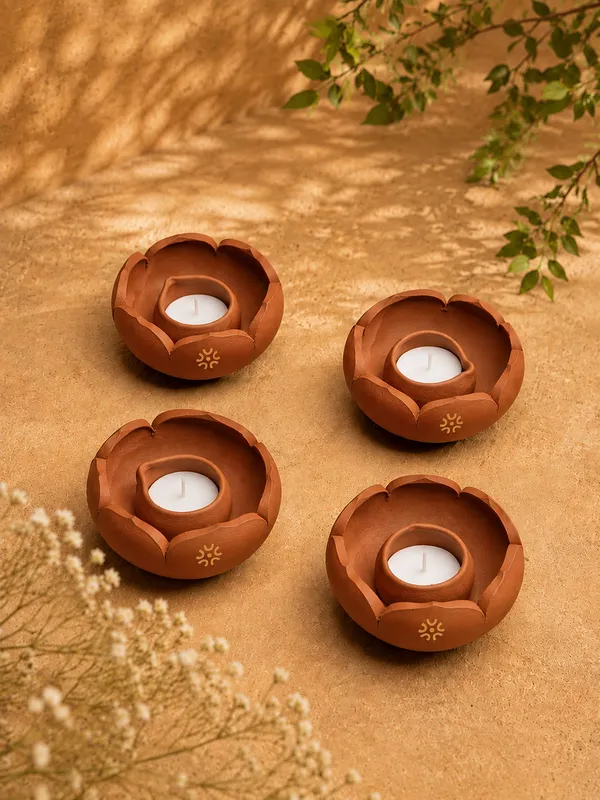 Terracotta_Lotus_Diya_(_pack_of_4_)