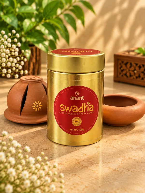 Swadha_Incense_Powder_-_100_Gram_Box_+_Terracotta_Burner_With_Lid