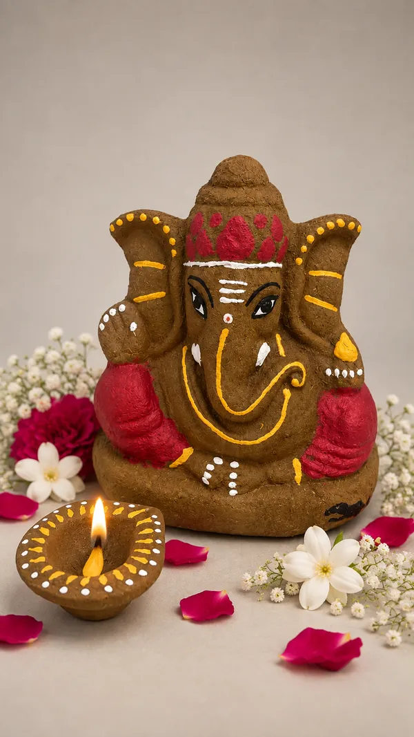 Ganesh_Blessings_Combo_1:_Ganesh_Ji_7_Inch_+_Design_Deepak_-_Set_Of_6
