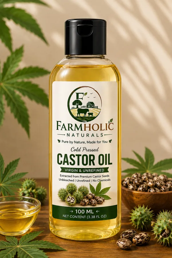 Farmholic_Naturals_Cold_Pressed_Castor_Oil