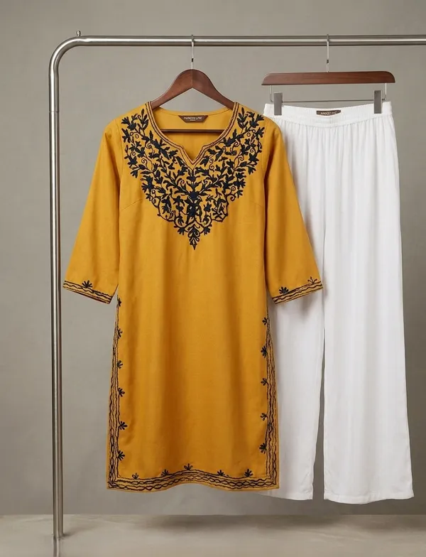 Mustard-Kurta_Palazzo_Set
