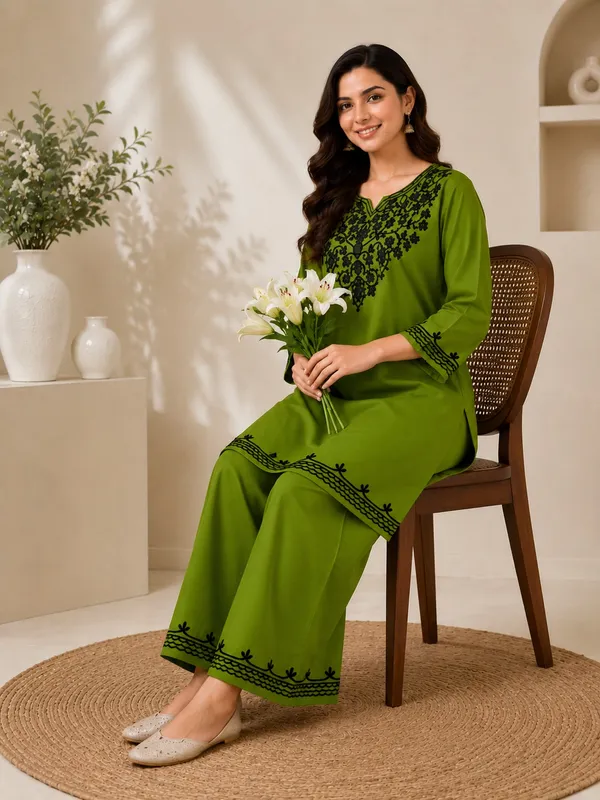 Green-Kurta_Palazzo_Set