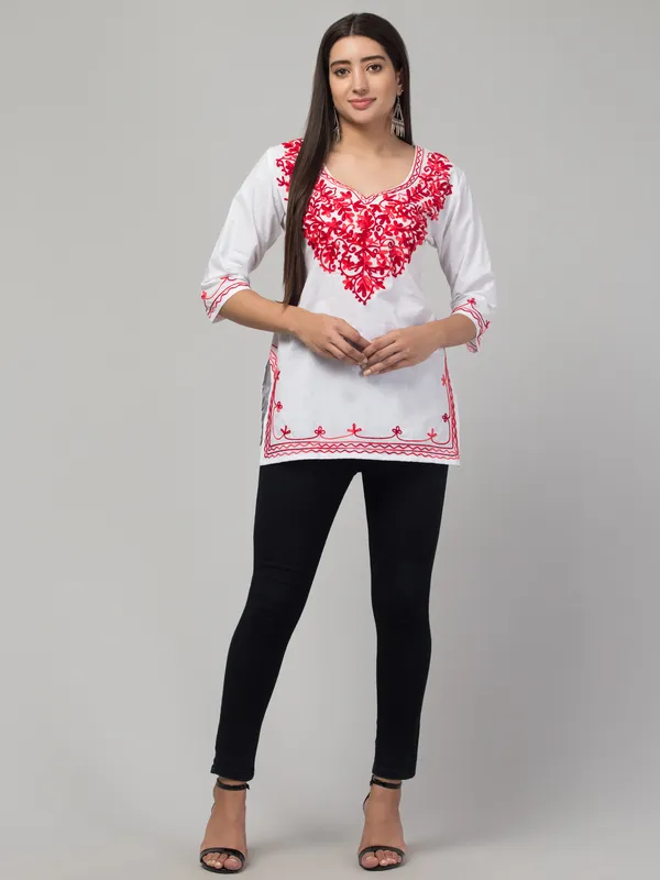 White-Straight_Kurti