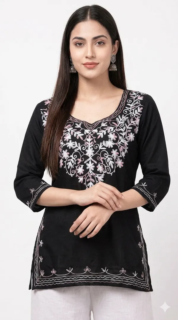 Black-Kurta_Palazzo_Set
